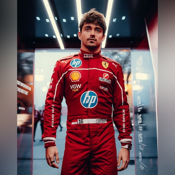 Furious Motorsport Leclerc #16 Vice City Jersey Miami Men's Medium Formula 1 🏁 - Picture 9 of 13